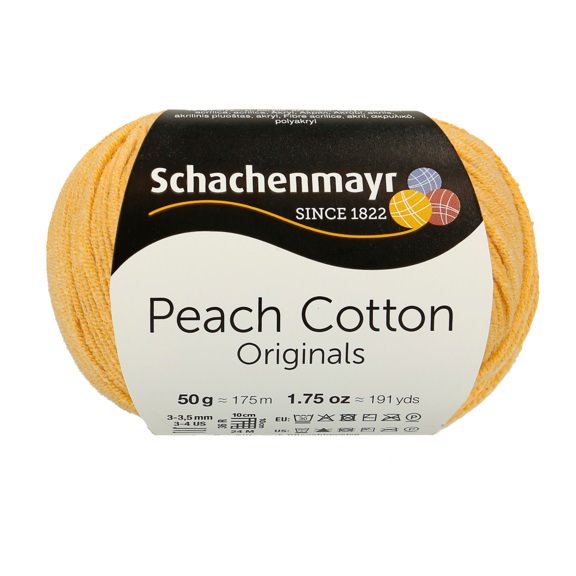 500 g Schachenmayr Peach Cotton 60% pamut 40% akril. Tű 3-3,5 mm. 00122