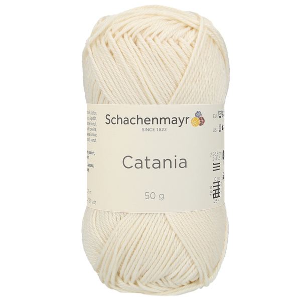 500 g Schachenmayr Catania 100% pamut fonal. 50 g 125 m. Tű 2,5-3,5 mm. 00130