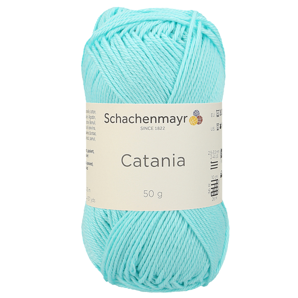 500 g Schachenmayr Catania 100% pamut fonal. 50 g 125 m. Tű 2,5-3,5 mm. 00432