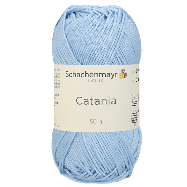500 g Schachenmayr Catania 100% pamut fonal. 50 g 125 m. Tű 2,5-3,5 mm. 00173