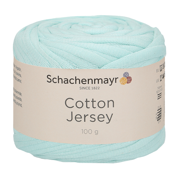900 g Schachenmayr Cotton Jersey 70% pamut fonal. 100 g 74 m.Tű 7-8 mm. 00065