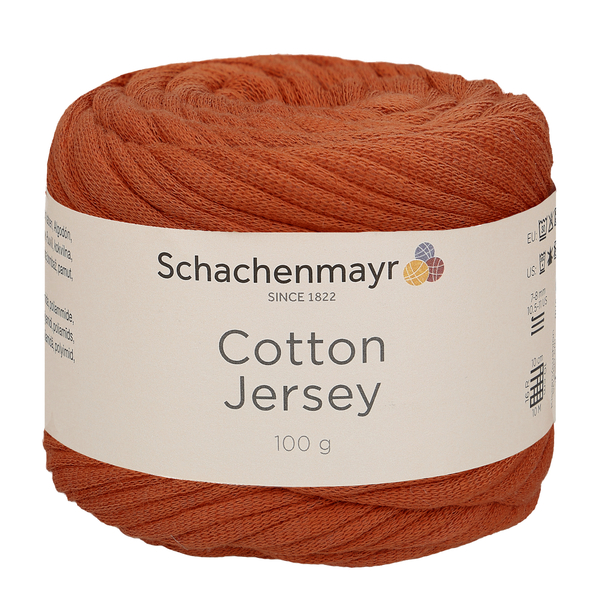 900 g Schachenmayr Cotton Jersey 70% pamut fonal. 100 g 74 m.Tű 7-8 mm. 00025