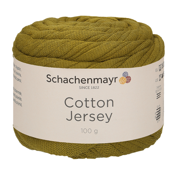 900 g Schachenmayr Cotton Jersey 70% pamut fonal. 100 g 74 m.Tű 7-8 mm. 00075