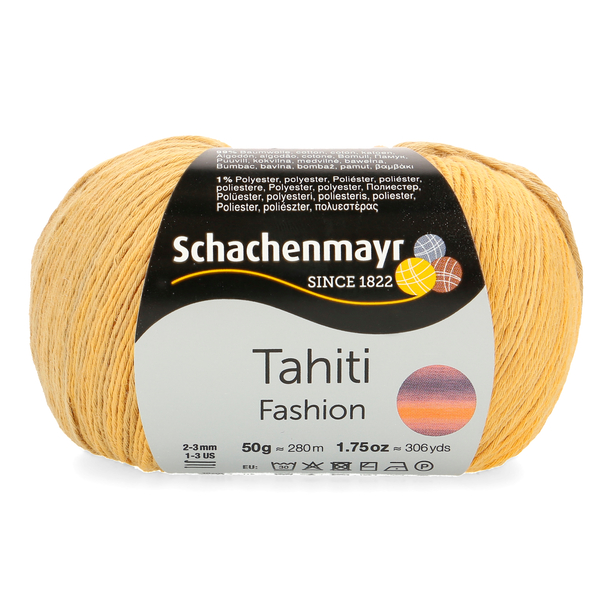 500 g Schachenmayr Tahiti 99% pamut fonal. 50 g 280 m. Tű 2-3 mm. 07694