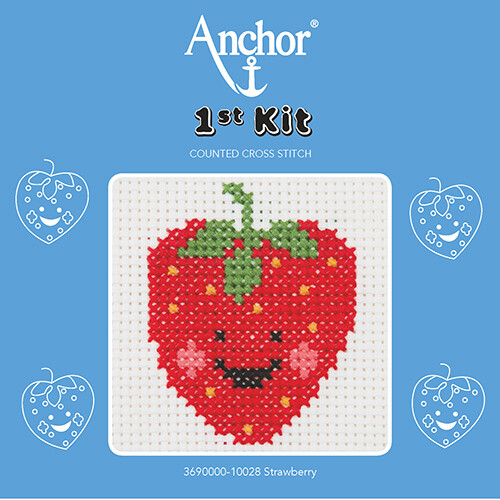 Anchor '1st Kit' gobelin hímzőkészlet gyerekeknek. Eper 10028