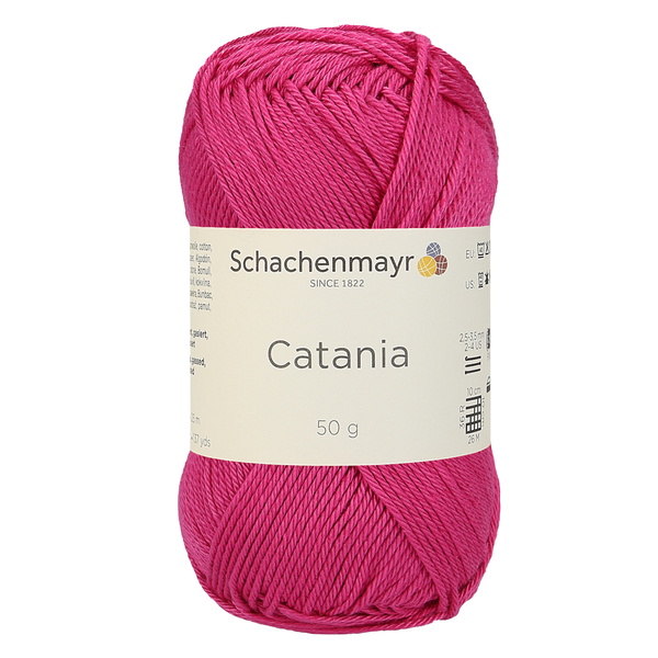 50 g Schachenmayr Catania 100% pamut fonal. 50 g 125 m. Tű 2,5-3,5 mm. 0114