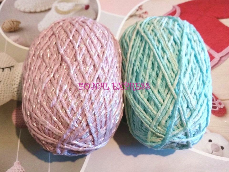 150 g Melíros pamut fonal. Tű kb. 3-4 mm. 