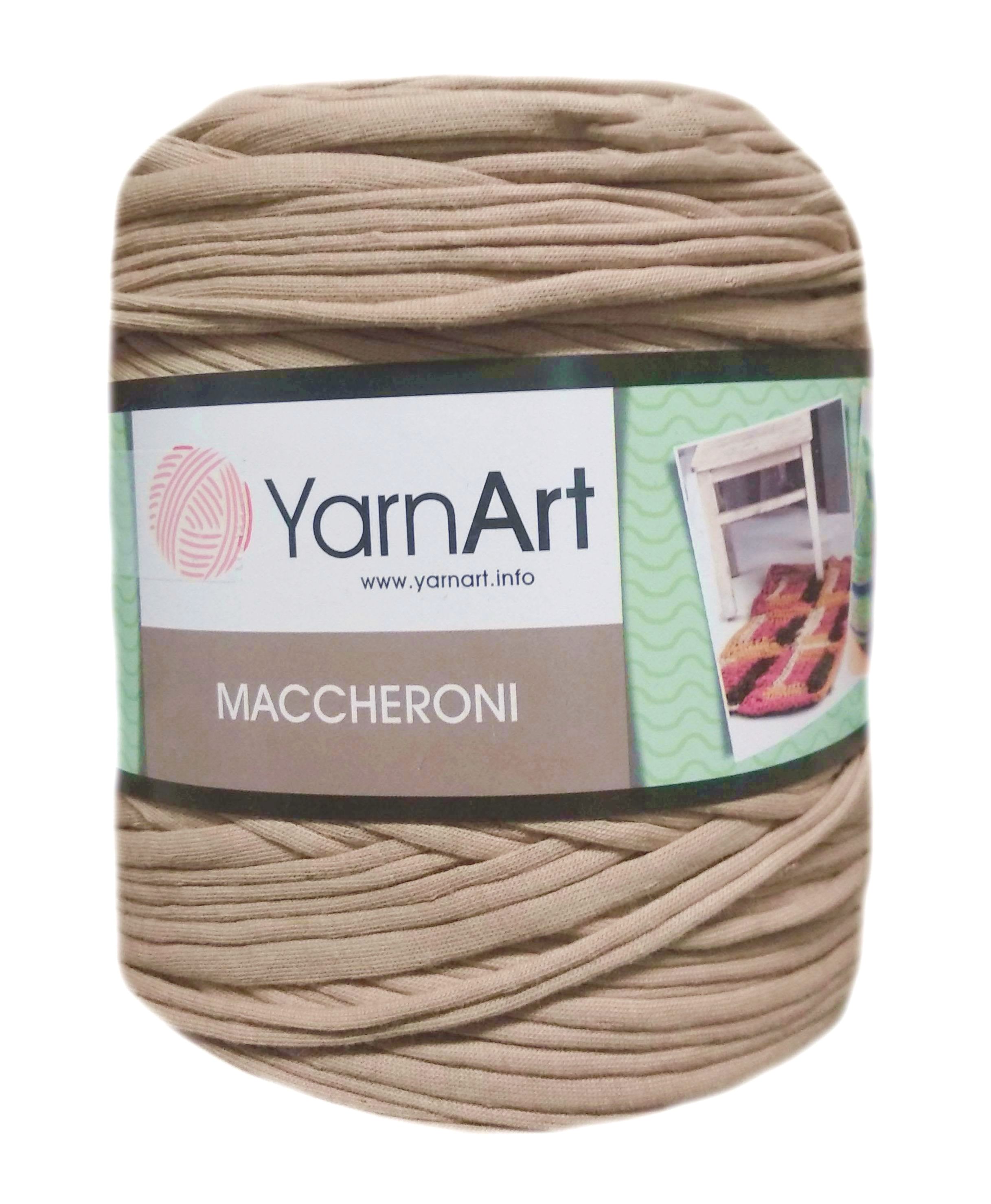 YarnArt MACCHERONI, drapp póló fonal.Tű 12-15 mm.