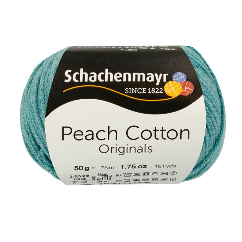 500 g Schachenmayr Peach Cotton 60% pamut 40% akril. Tű 3-3,5 mm. 00169