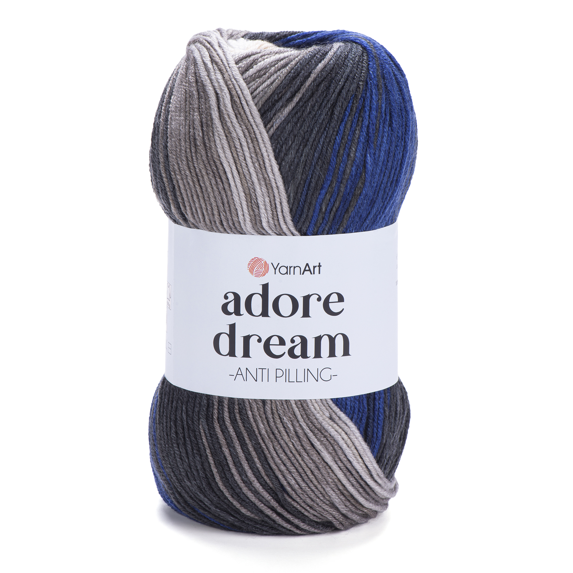 500 g 5 db YarnArt ADORE DREAM színátmenetes akril fonal. Tű 4 mm. Szín 1050