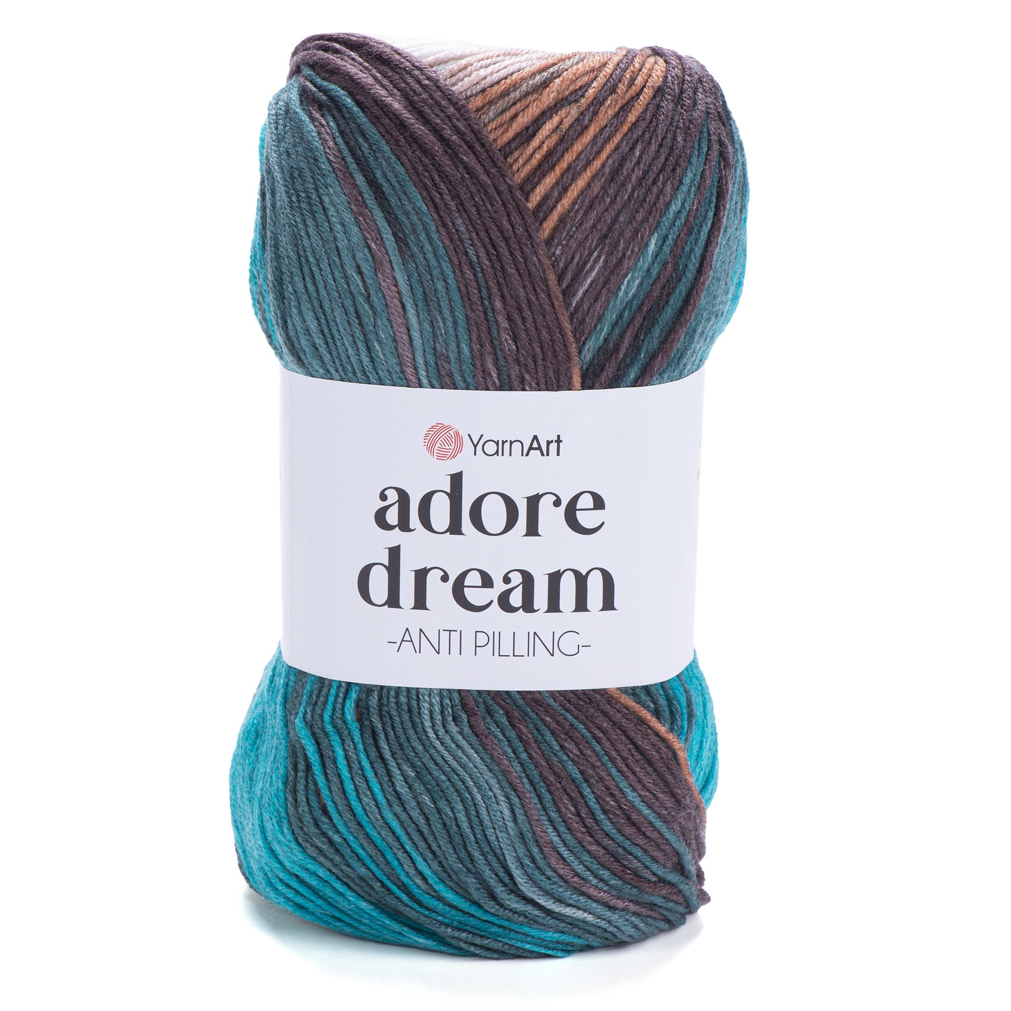 500 g 5 db YarnArt ADORE DREAM színátmenetes akril fonal. Tű 4 mm. Szín 1055