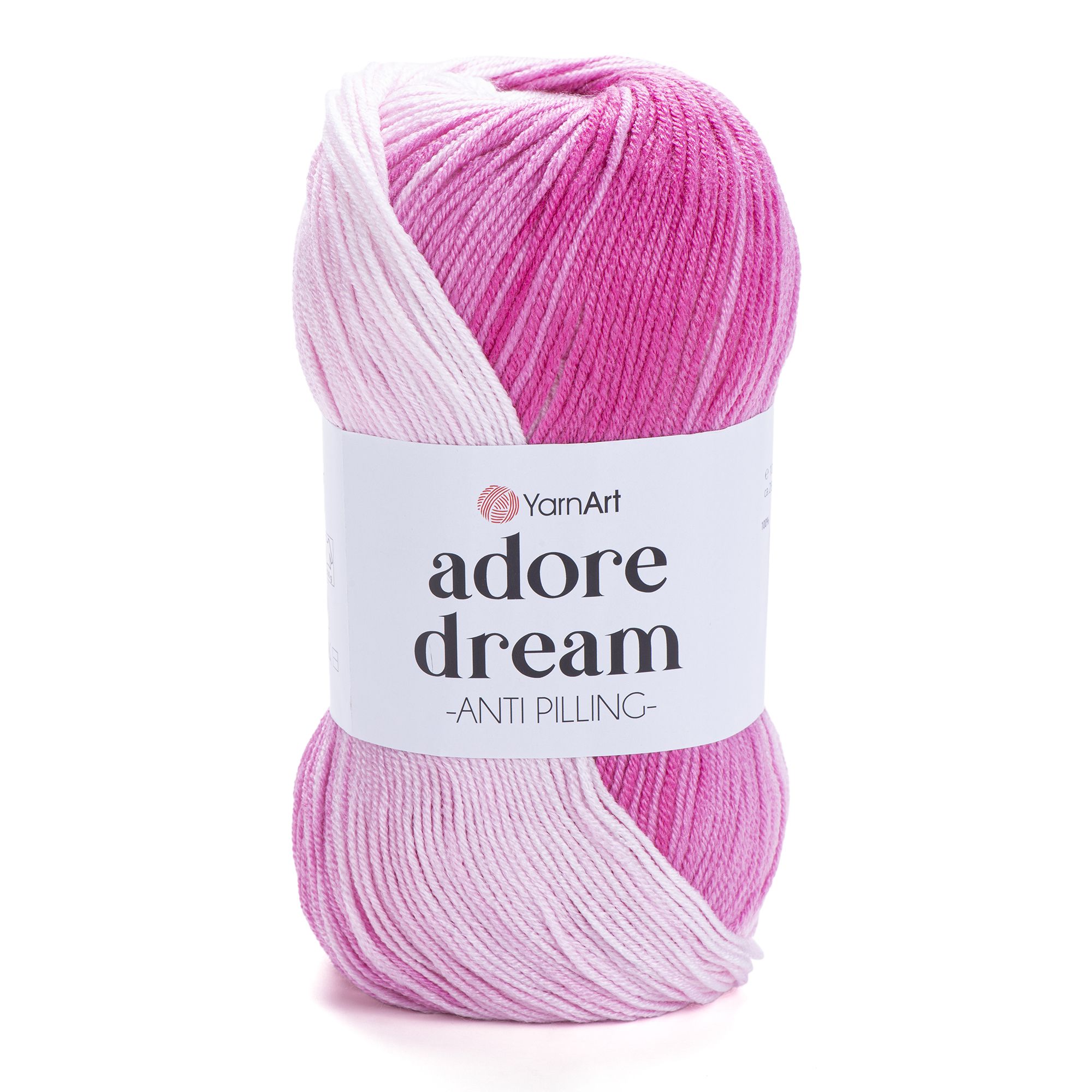 500 g 5 db YarnArt ADORE DREAM színátmenetes akril fonal. Tű 4 mm. Szín 1062