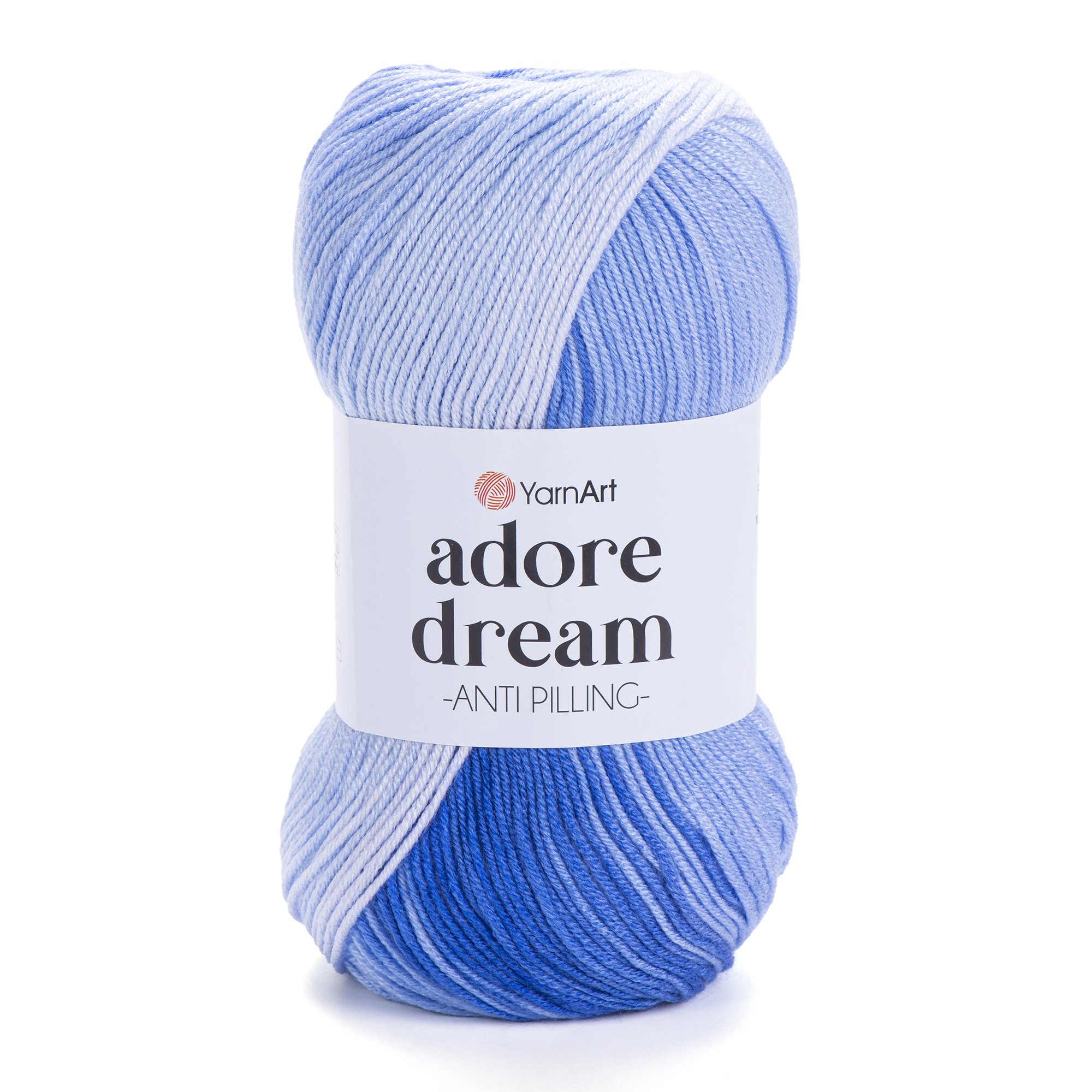 500 g 5 db YarnArt ADORE DREAM színátmenetes akril fonal. Tű 4 mm. Szín 1067