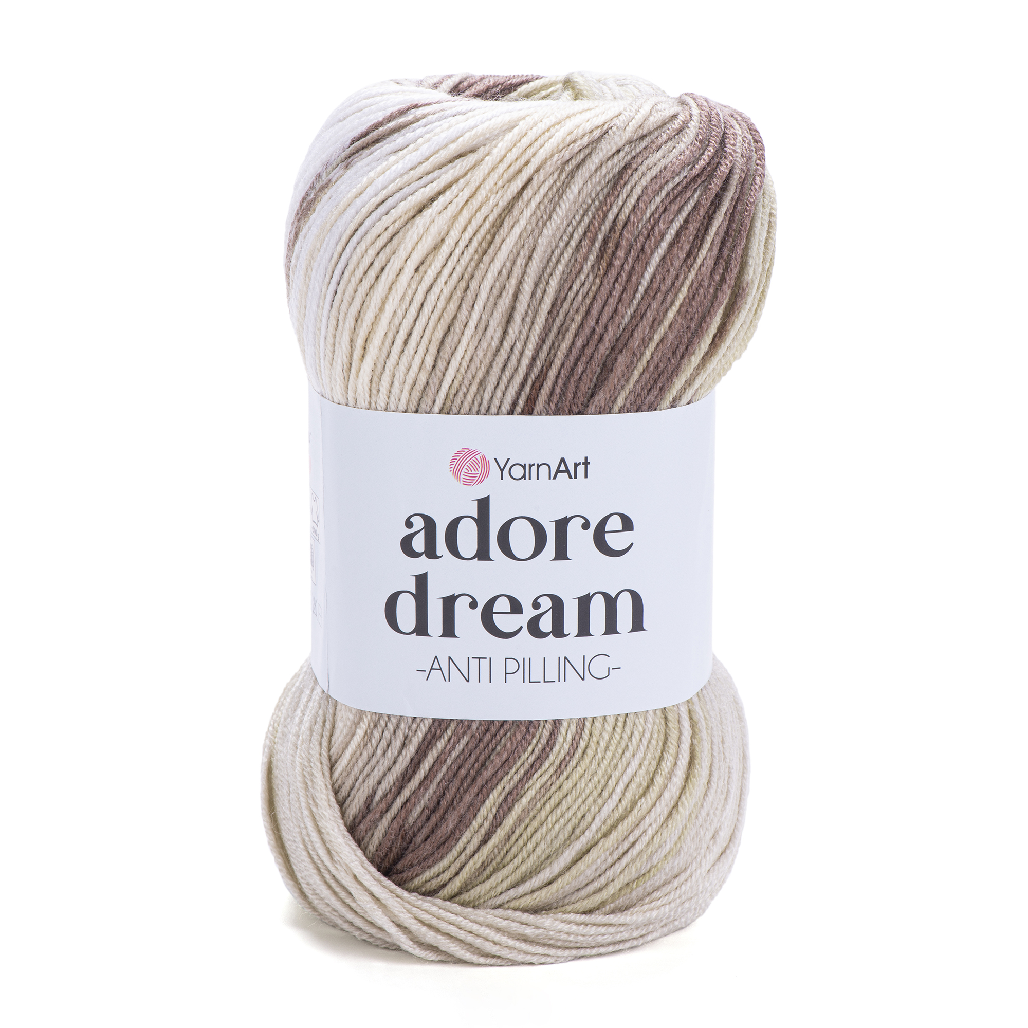 500 g 5 db YarnArt ADORE DREAM színátmenetes akril fonal. Tű 4 mm. Szín 1068