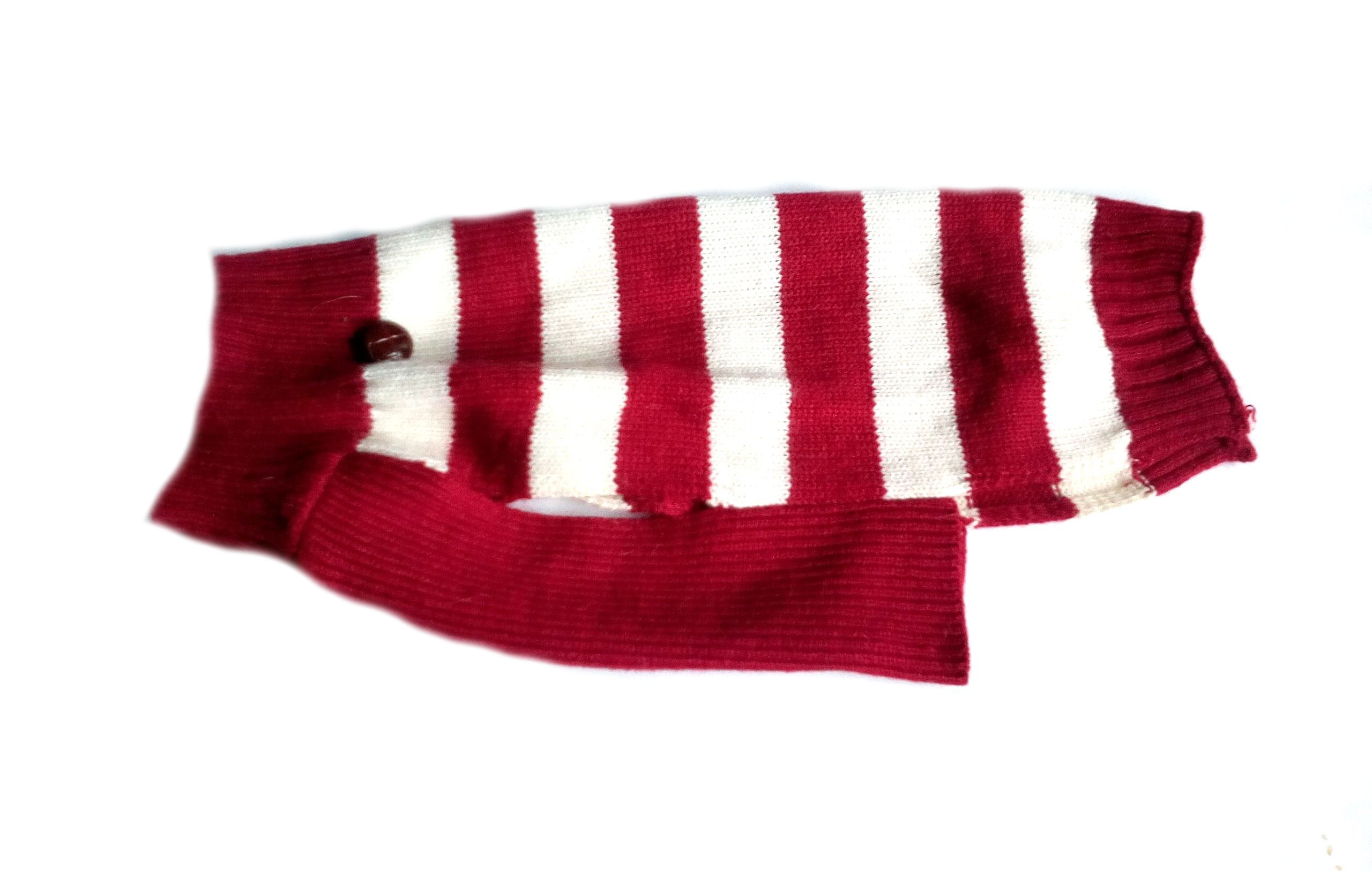 WAG-A-TUDE kötött kutyaruha, pulóver. Háthossz 32 cm. 
