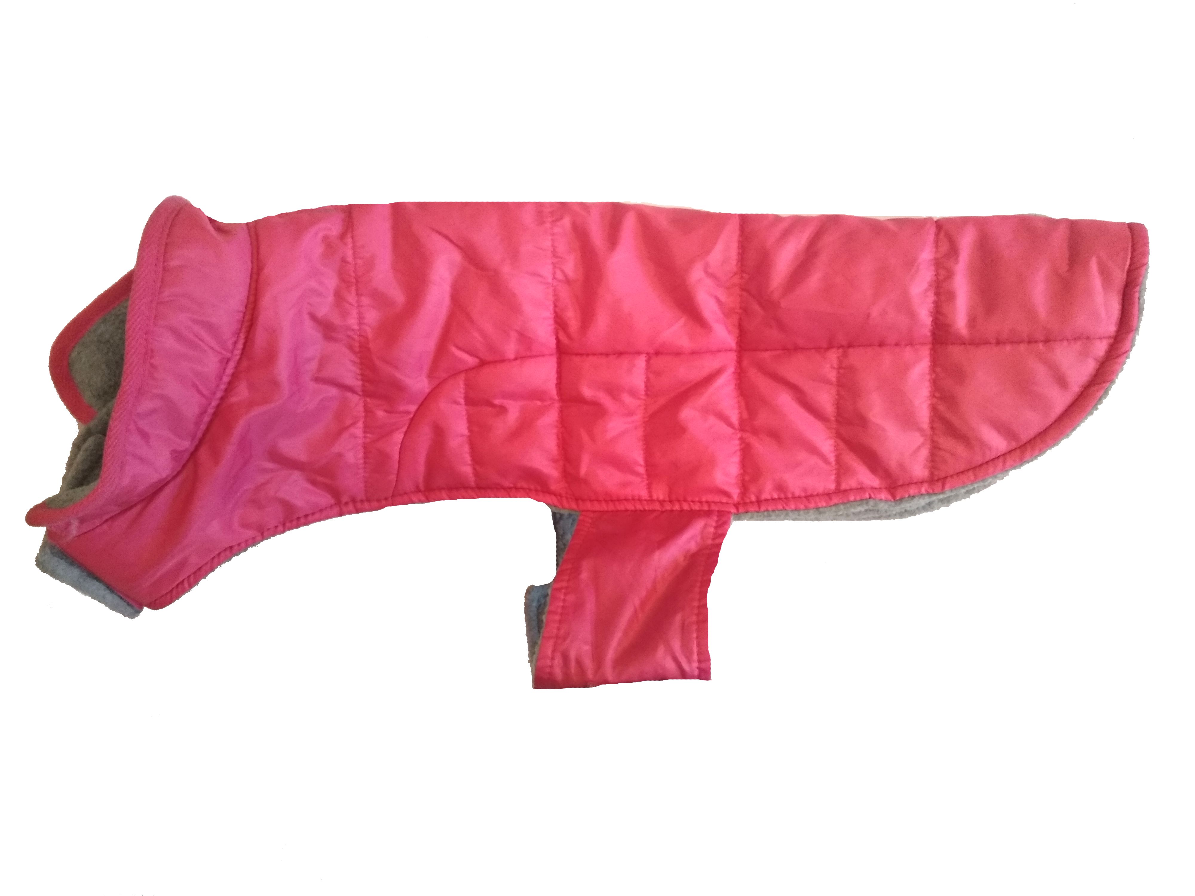 WAG-A-TUDE rózsaszín kutyaruha, hátvédő. Háthossz 40 cm. 