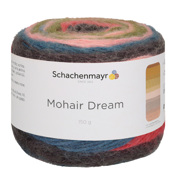 900 g 6 db Schachenmayr Mohair Dream 84% akril 8% mohair 8% gyapjú. Tű 3,5-4. 89