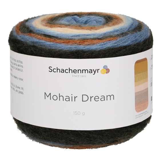 900 g 6 db Schachenmayr Mohair Dream 84% akril 8% mohair 8% gyapjú. Tű 3,5-4. 92