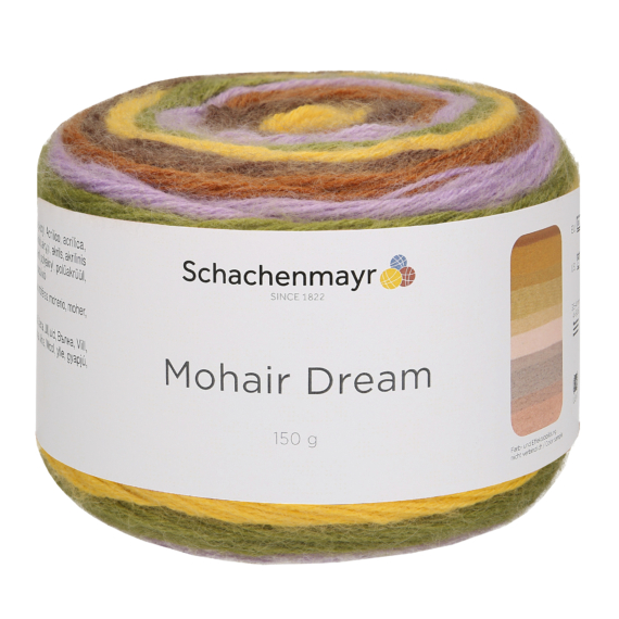 900 g 6 db Schachenmayr Mohair Dream 84% akril 8% mohair 8% gyapjú. Tű 3,5-4. 96