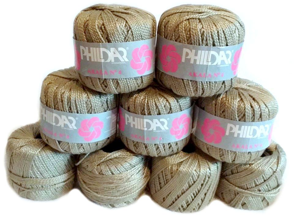 420 g PHILDAR keki zöld 100% pamut horgoló fonal. Tű 3,5-4 mm. 