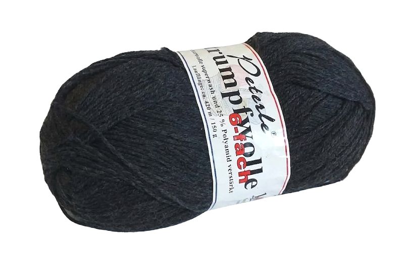 150 g Peterle szürke gyapjú polyamid zoknikötő fonal. Tű 3-3,5 mm.