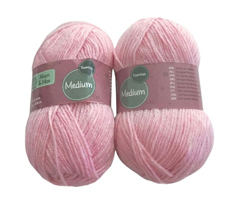 200 g Alison and Maer babarózsaszín 100% akril fonal. 100 g 238 m. Tű 4-5 mm. 