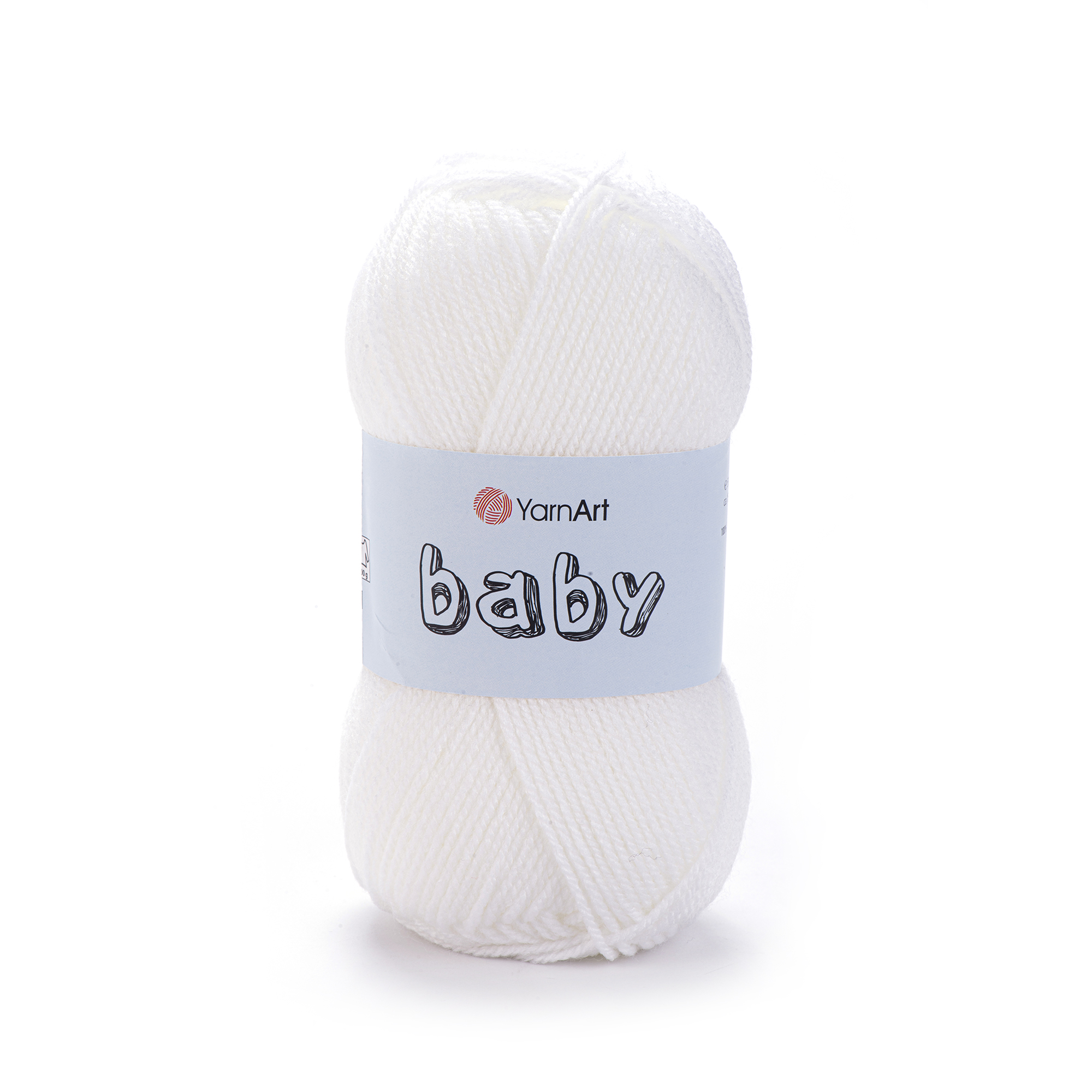250 g 5 db  YarnArt BABY 100% akril baba fonal. Tű 3,5-es. Szín 501.