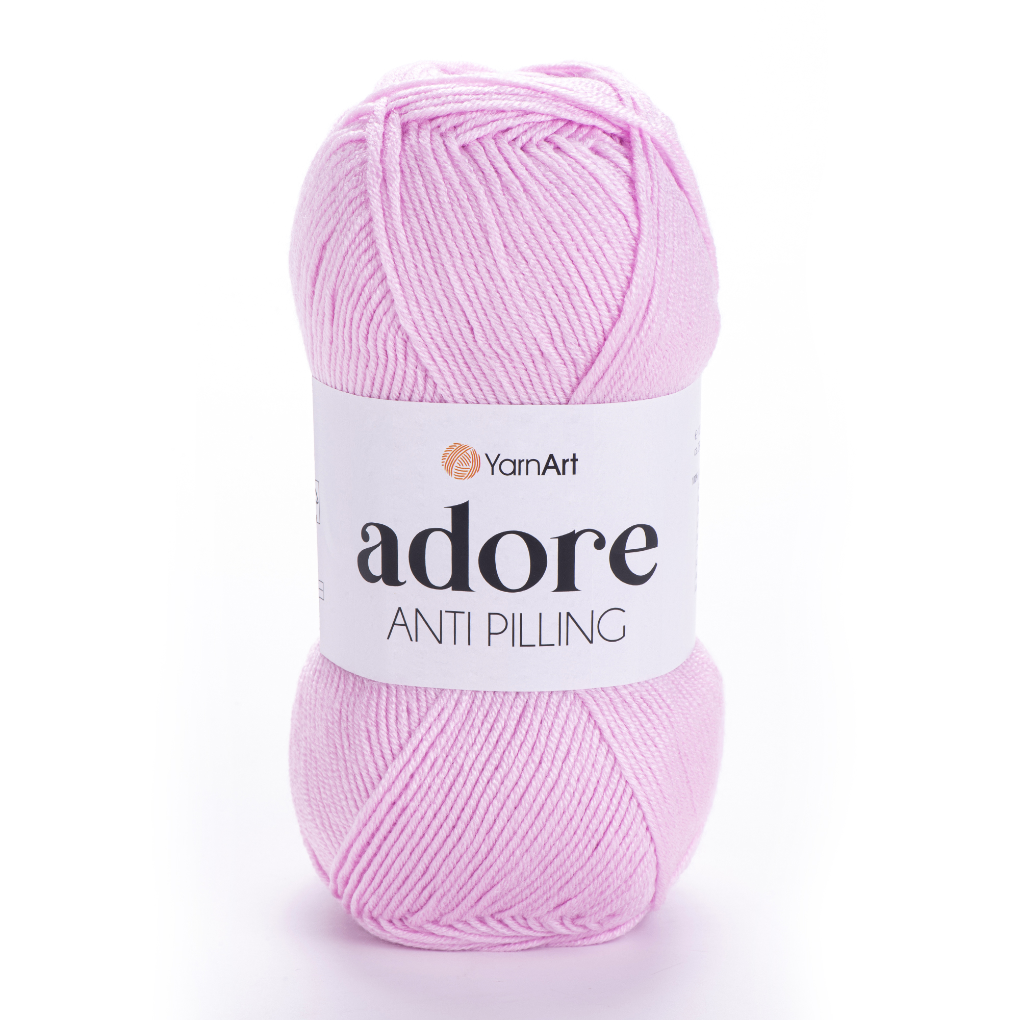 500 g 5 db YarnArt ADORE 100% anti pilling akril fonal. Tű 4 mm. Szín 338.