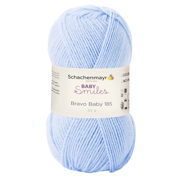 500 g 10 db Schachenmayr Baby Smiles Bravo Baby 185. 100% akril babafonal. 01054