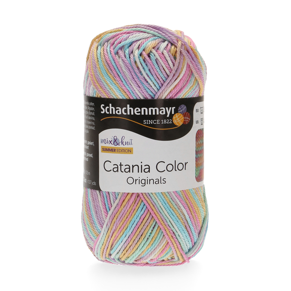 500 g Schachenmayr Catania Color 100% pamut fonal. 50 g 125 m. Tű 2,5-3,5. 00231