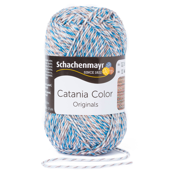 500 g Schachenmayr Catania Color 100% pamut fonal. 50 g 125 m. Tű 2,5-3,5. 00222
