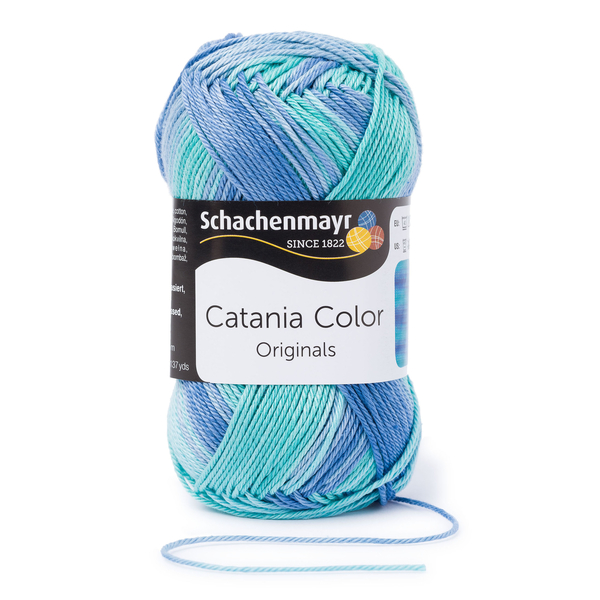 500 g Schachenmayr Catania Color 100% pamut fonal. 50 g 125 m. Tű 2,5-3,5. 00226