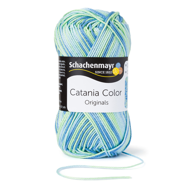 500 g Schachenmayr Catania Color 100% pamut fonal. 50 g 125 m. Tű 2,5-3,5. 00053