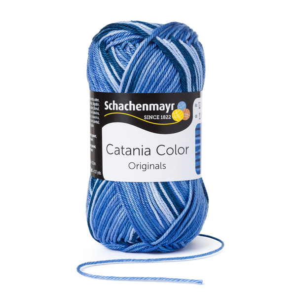 500 g Schachenmayr Catania Color 100% pamut fonal. 50 g 125 m. Tű 2,5-3,5. 00201