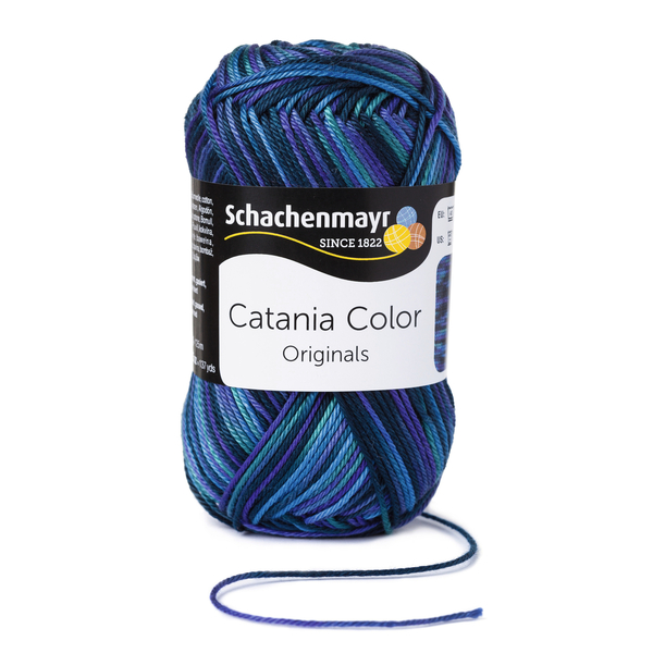 500 g Schachenmayr Catania Color 100% pamut fonal. 50 g 125 m. Tű 2,5-3,5. 00207