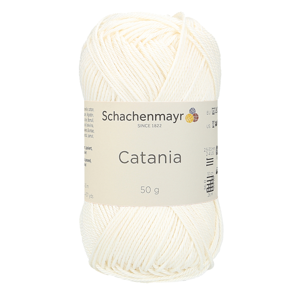 500 g Schachenmayr Catania 100% pamut fonal. 50 g 125 m. Tű 2,5-3,5 mm. 00105