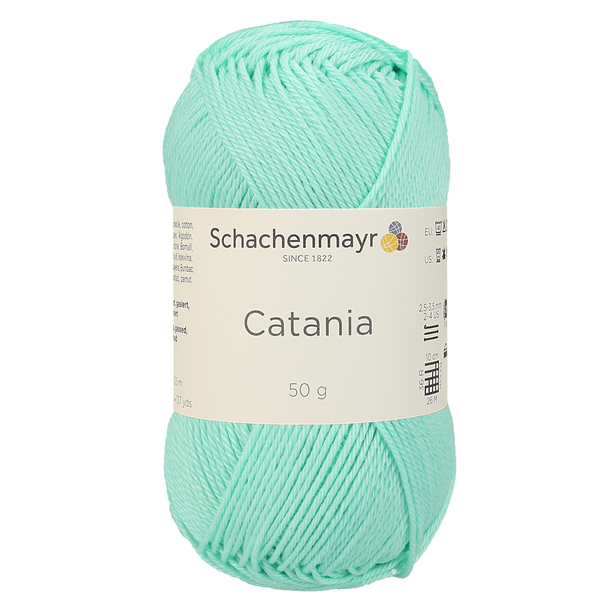 500 g Schachenmayr Catania 100% pamut fonal. 50 g 125 m. Tű 2,5-3,5 mm. 00385