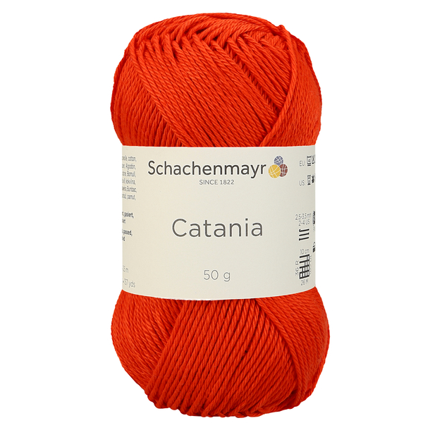 500 g Schachenmayr Catania 100% pamut fonal. 50 g 125 m. Tű 2,5-3,5 mm. 00390