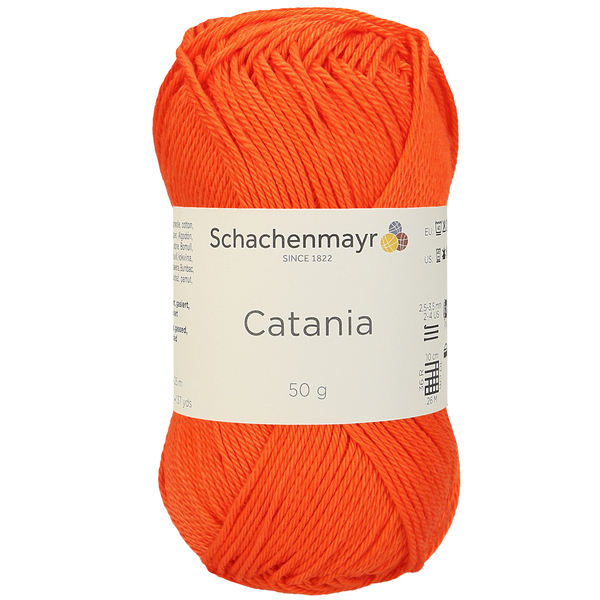 500 g Schachenmayr Catania 100% pamut fonal. 50 g 125 m. Tű 2,5-3,5 mm. 00189
