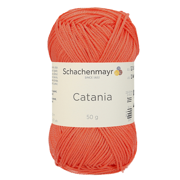 500 g Schachenmayr Catania 100% pamut fonal. 50 g 125 m. Tű 2,5-3,5 mm. 00410