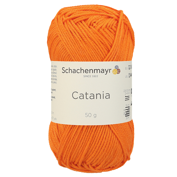 500 g Schachenmayr Catania 100% pamut fonal. 50 g 125 m. Tű 2,5-3,5 mm. 00281