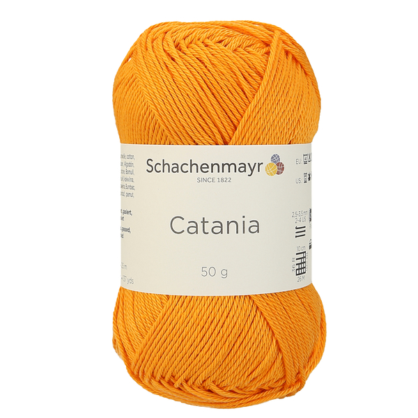 500 g Schachenmayr Catania 100% pamut fonal. 50 g 125 m. Tű 2,5-3,5 mm. 00411