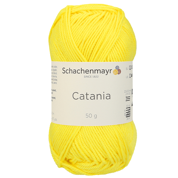 500 g Schachenmayr Catania 100% pamut fonal. 50 g 125 m. Tű 2,5-3,5 mm. 00280