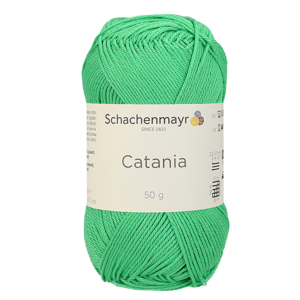 500 g Schachenmayr Catania 100% pamut fonal. 50 g 125 m. Tű 2,5-3,5 mm. 00389