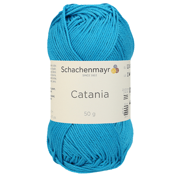 500 g Schachenmayr Catania 100% pamut fonal. 50 g 125 m. Tű 2,5-3,5 mm. 00146