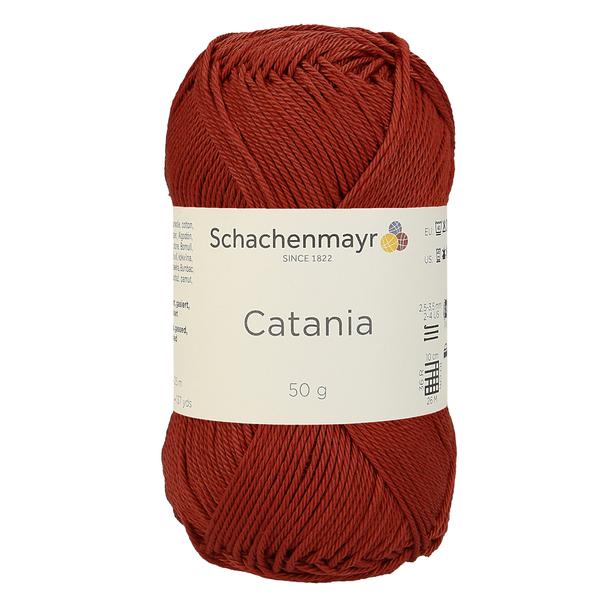 500 g Schachenmayr Catania 100% pamut fonal. 50 g 125 m. Tű 2,5-3,5 mm. 00388