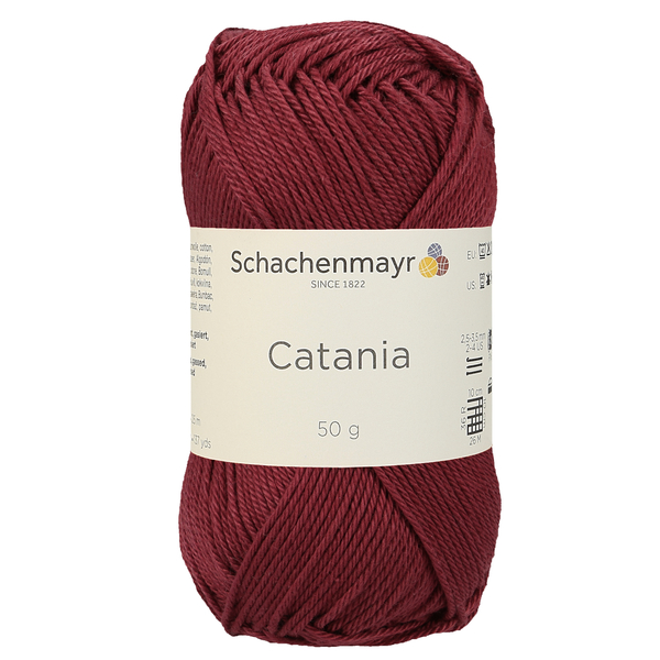 500 g Schachenmayr Catania 100% pamut fonal. 50 g 125 m. Tű 2,5-3,5 mm. 00425