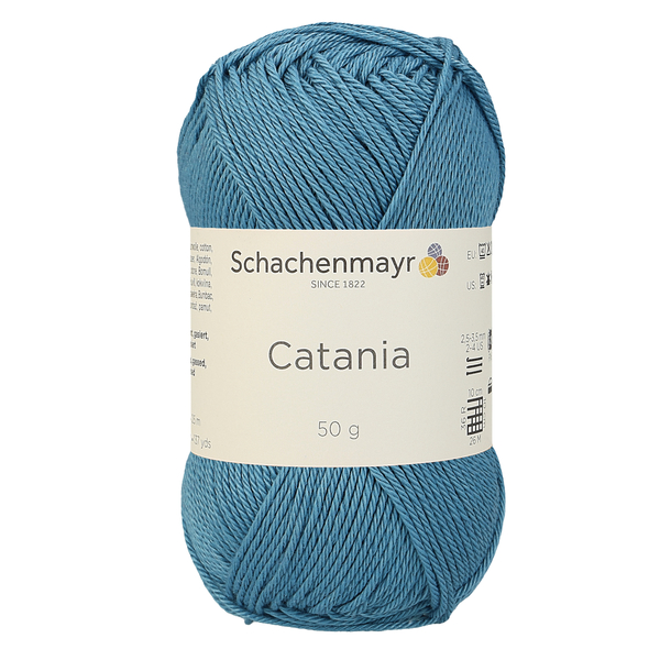 500 g Schachenmayr Catania 100% pamut fonal. 50 g 125 m. Tű 2,5-3,5 mm. 00380