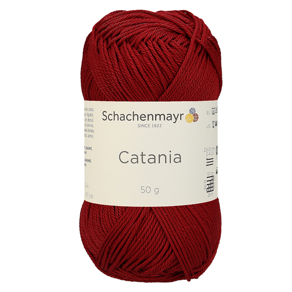 500 g Schachenmayr Catania 100% pamut fonal. 50 g 125 m. Tű 2,5-3,5 mm. 00424