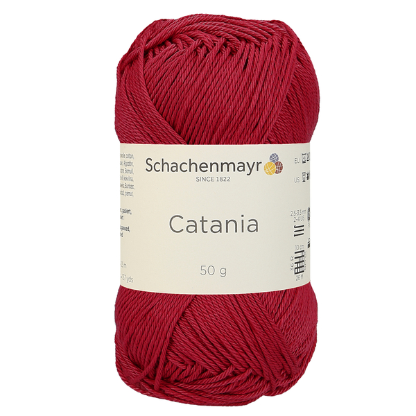 500 g Schachenmayr Catania 100% pamut fonal. 50 g 125 m. Tű 2,5-3,5 mm. 00258